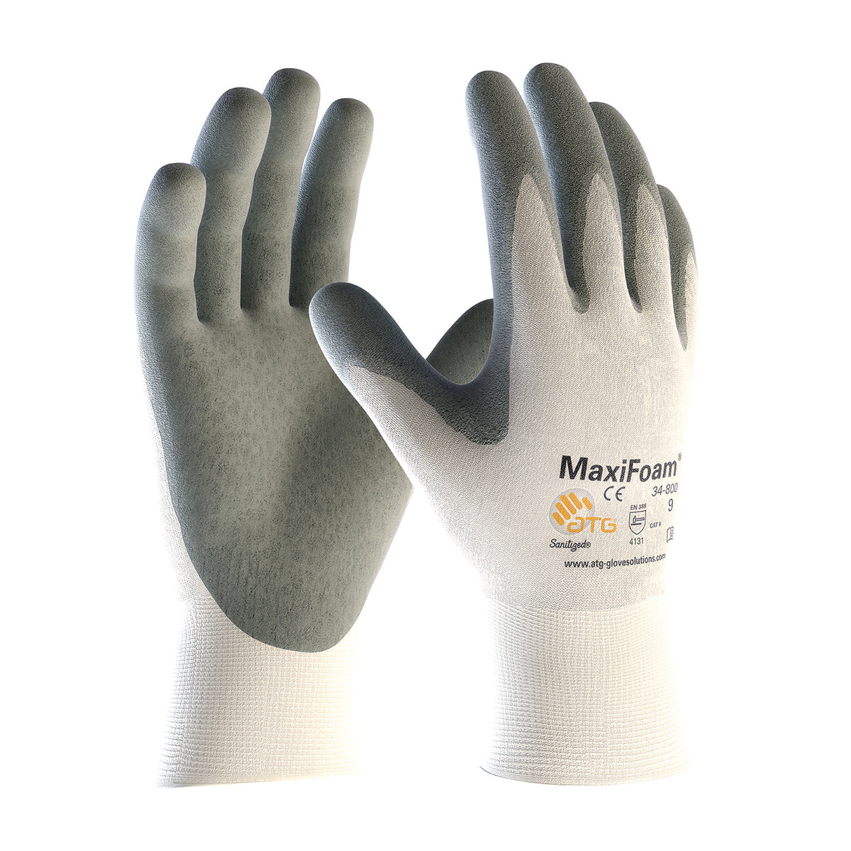PIP Seamless Knit Nylon Glove with Nitrile Coated MicroFoam Grip on Palm &amp; Fingers