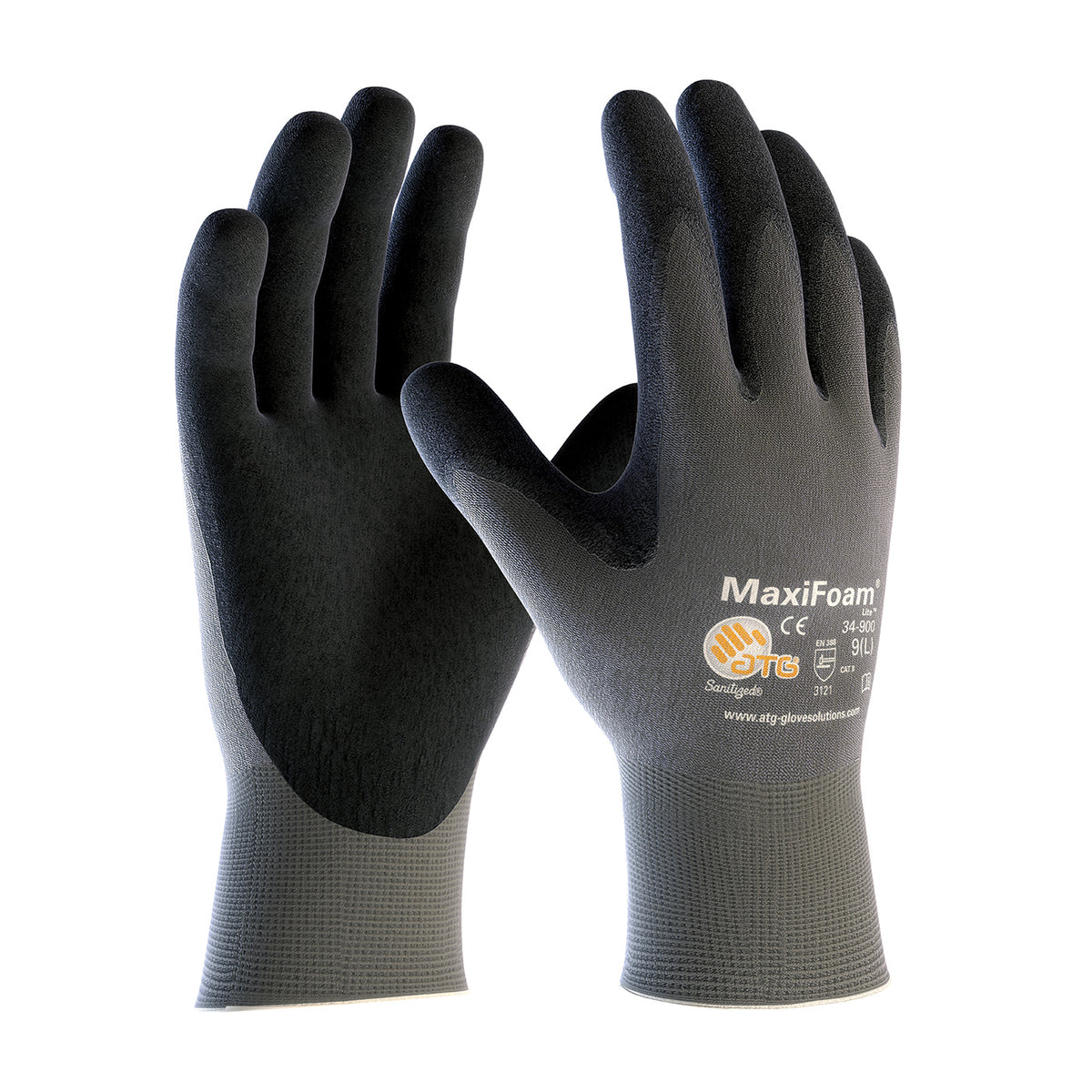 PIP Ultra Lightweight Seamless Knit Nylon Glove with Nitrile Coated MicroFoam Grip on Palm & Fingers