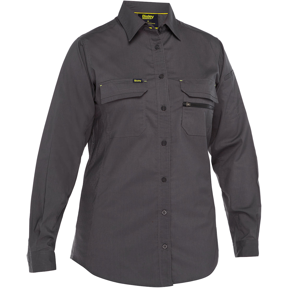 Bisley Women's Long Sleeve Ripstop Work Shirt