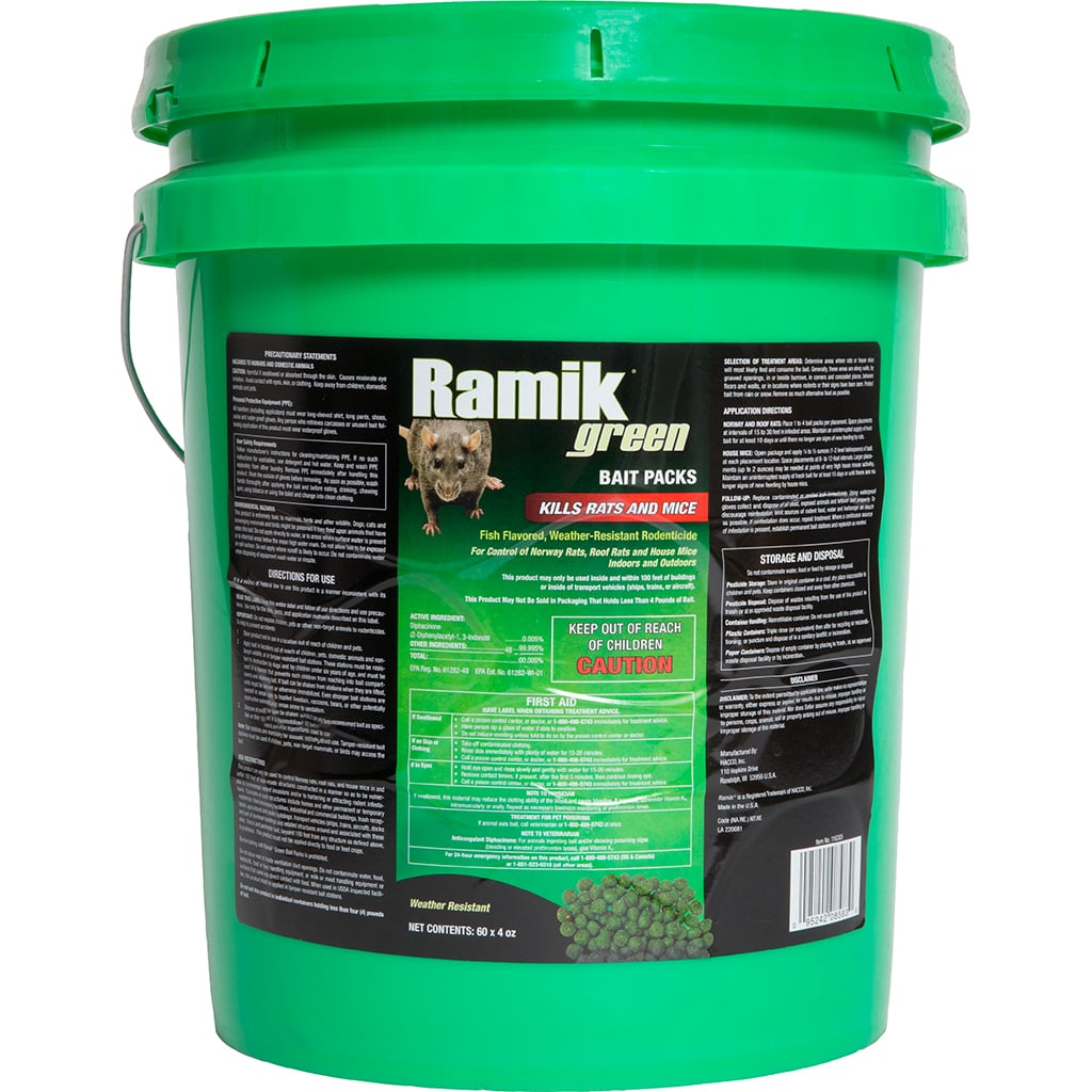 Ramik Green Bait Packs Kills Rats and Mice