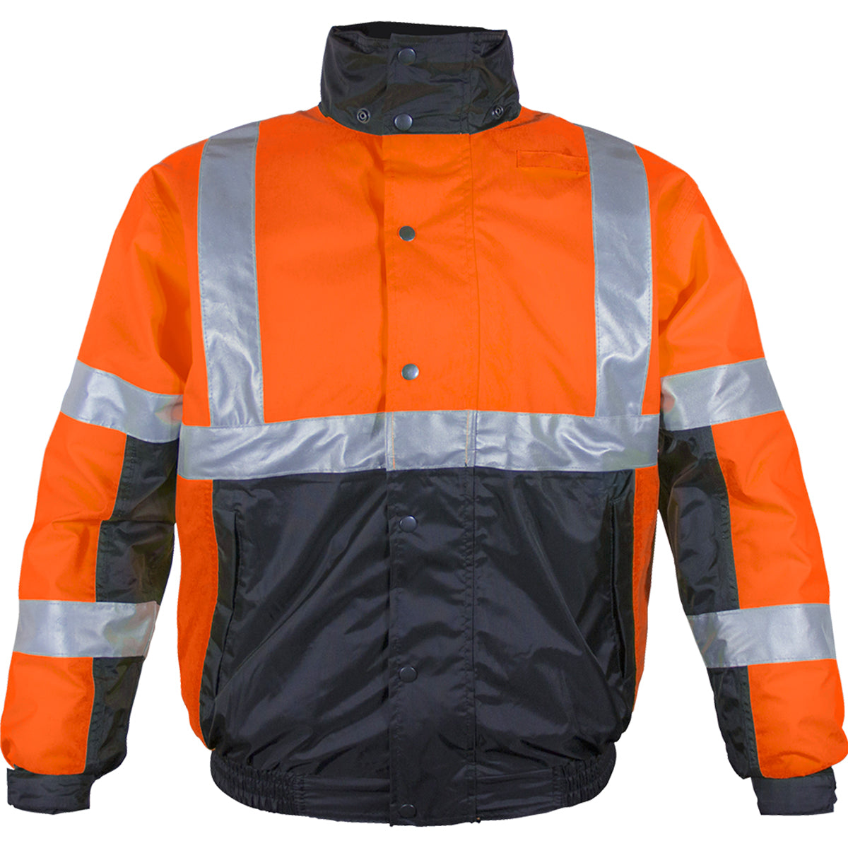Reflective Apparel ANSI Type R Class 3 Bomber Jacket with Hood - Outer Shell