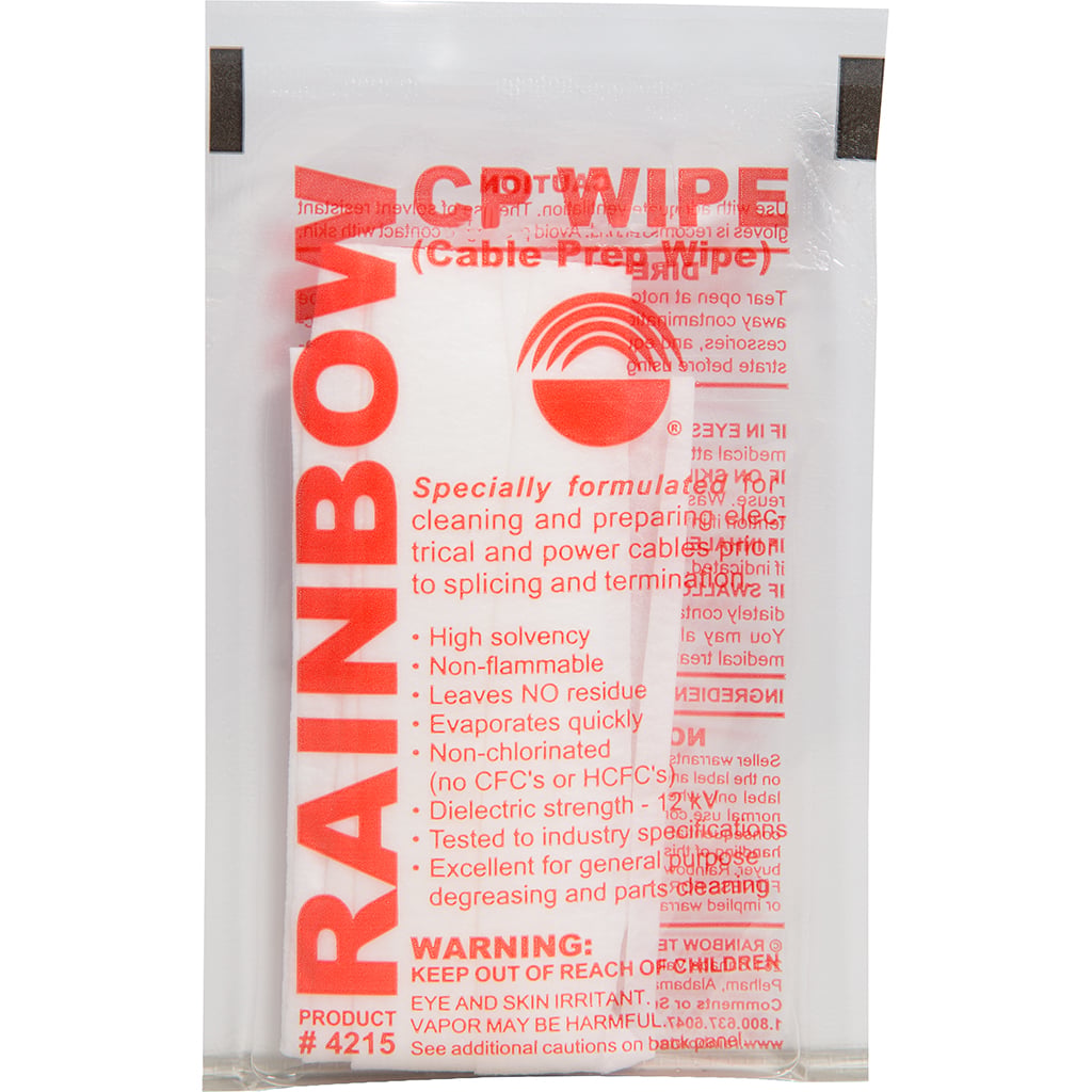 Cable Prep Wipe &amp; Cleaner