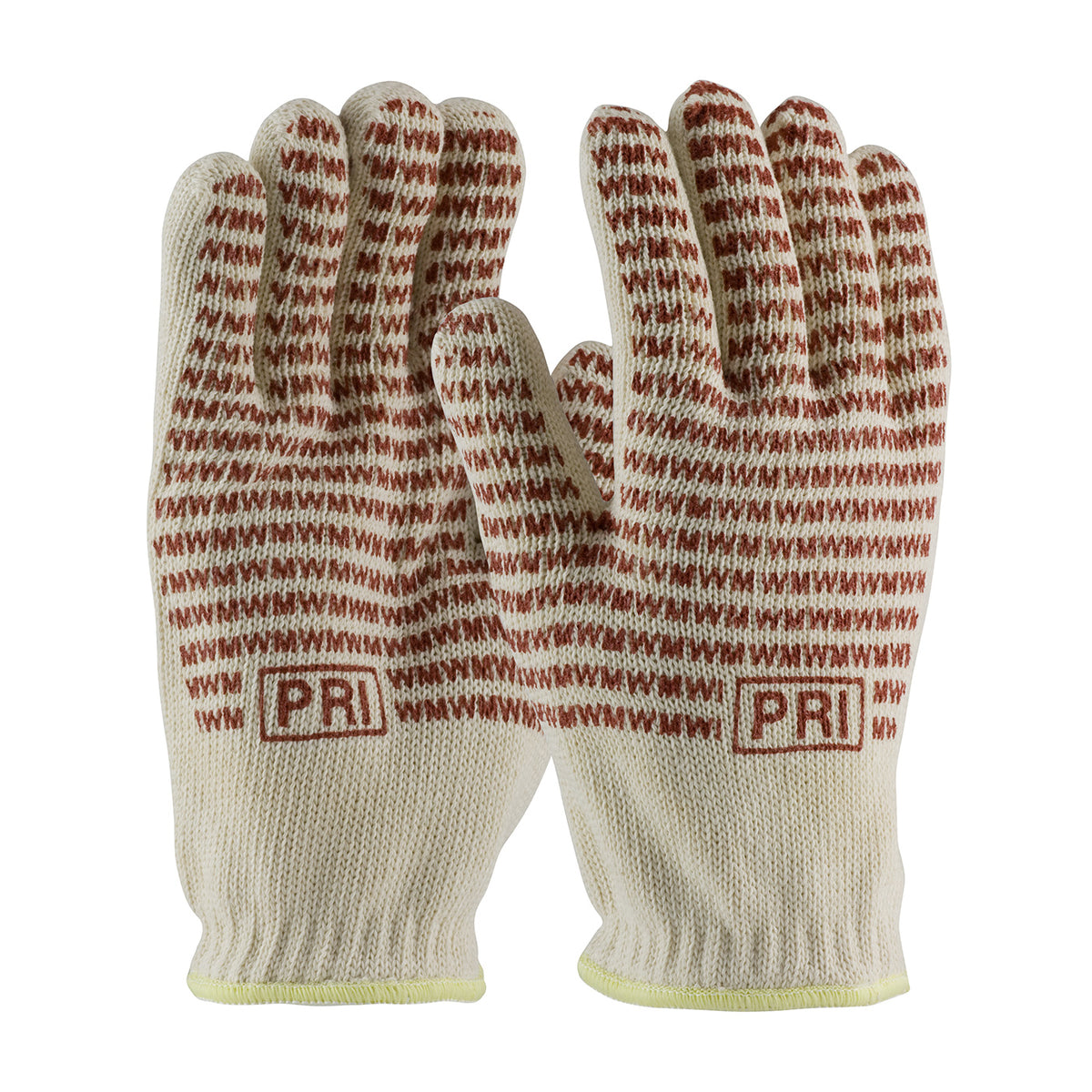PIP Double-Layered Cotton Seamless Knit Hot Mill Glove with Double-Sided EverGrip™ Nitrile Coating - 24 oz
