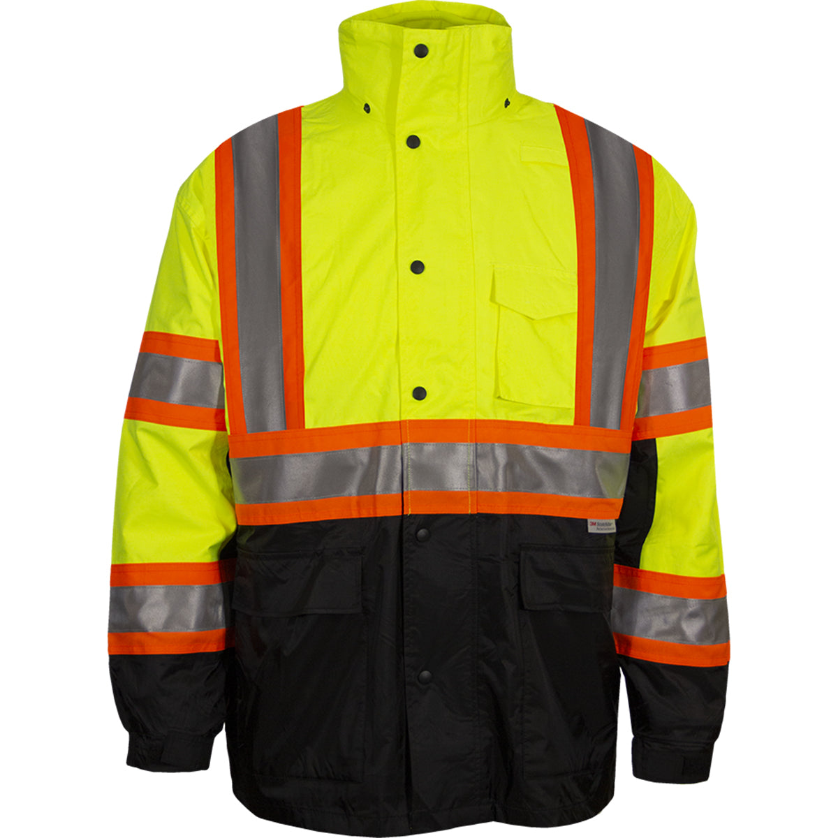 Reflective Apparel ANSI Type R Class 3 Waterproof 3-Seasons Parka - Outer Shell