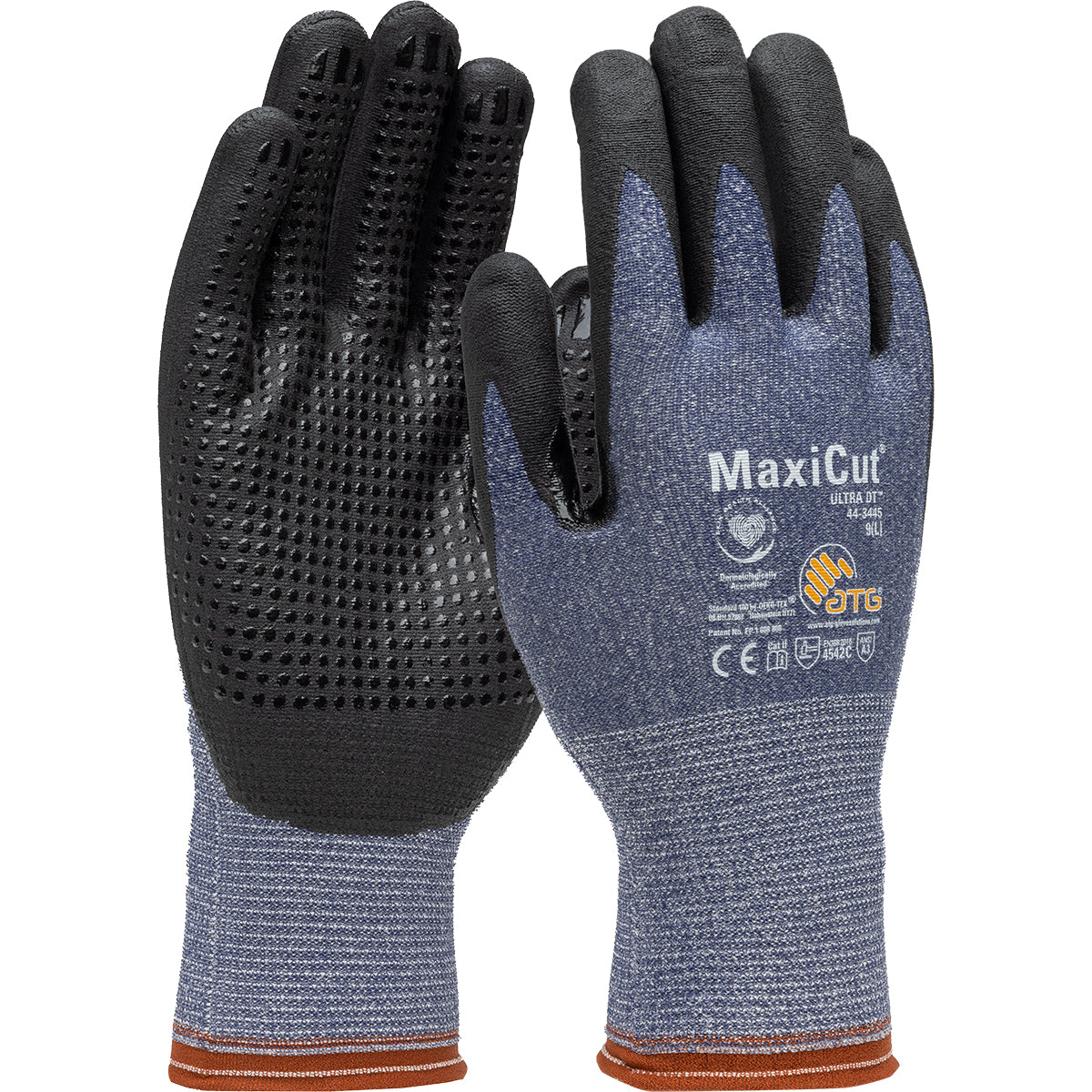 PIP Seamless Knit A3 Engineered Yarn Glove with Premium Nitrile Coated MicroFoam Grip on Palm & Fingers - Micro Dot Palm - Touchscreen