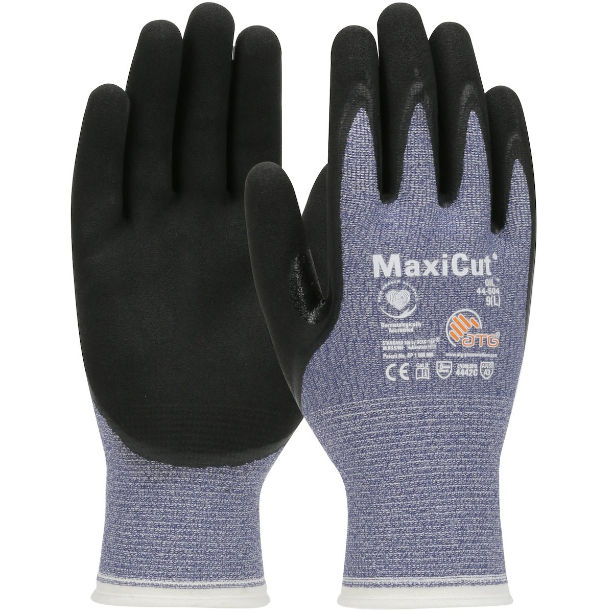 PIP Seamless Knit A3 Engineered Yarn Glove with Nitrile Coated MicroFoam Grip on Palm &amp; Fingers