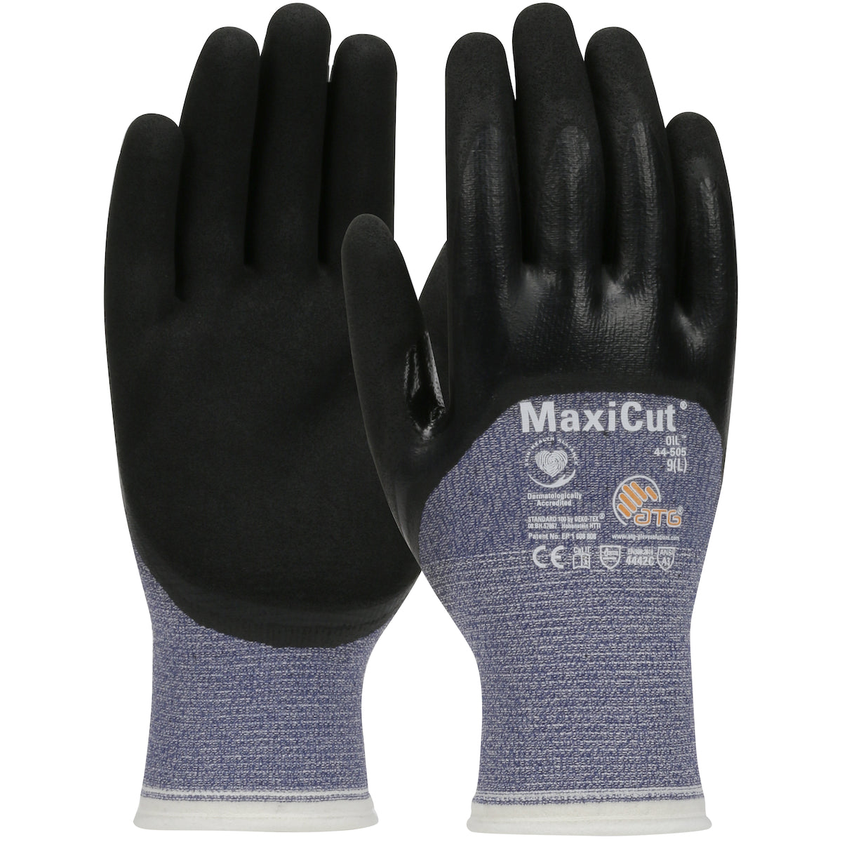 PIP Seamless Knit A3 Engineered Yarn Glove with Nitrile Coated MicroFoam Grip on Palm, Fingers & Knuckles