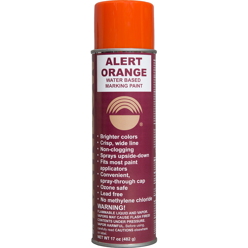 Alert Orange Water-Based Marking Paint