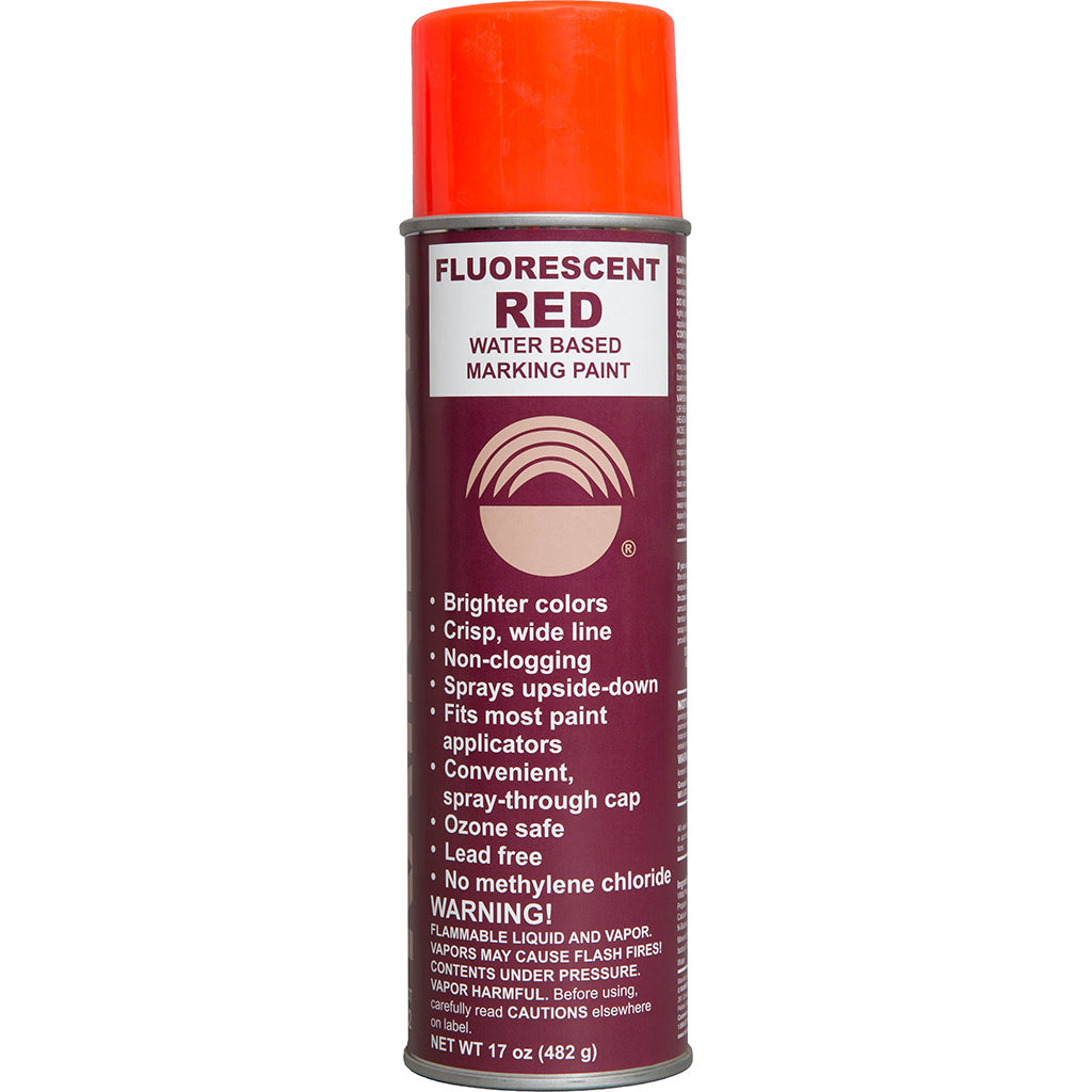 Fluorescent Red Water-Based Marking Paint