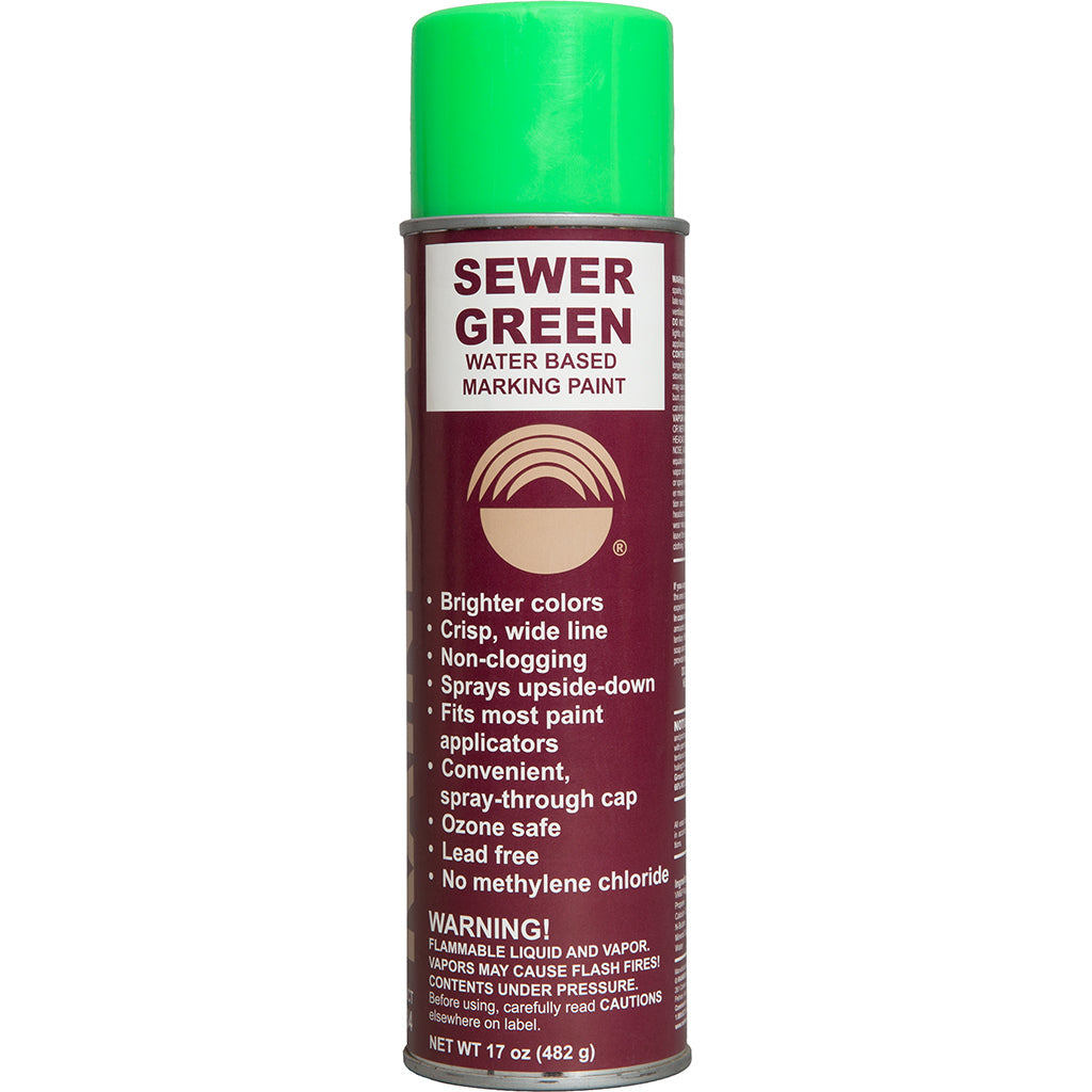 Sewer Green Water-Based Marking Paint