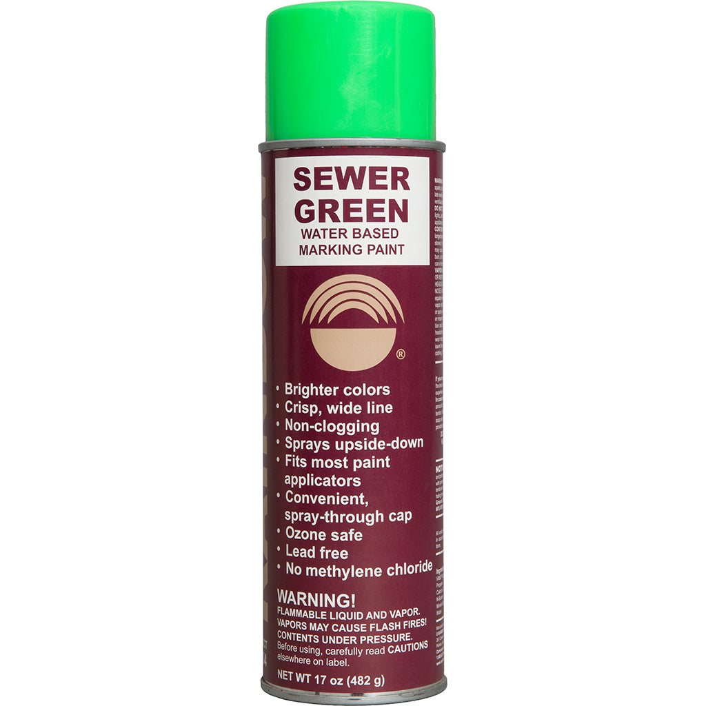 Sewer Green Water-Based Marking Paint