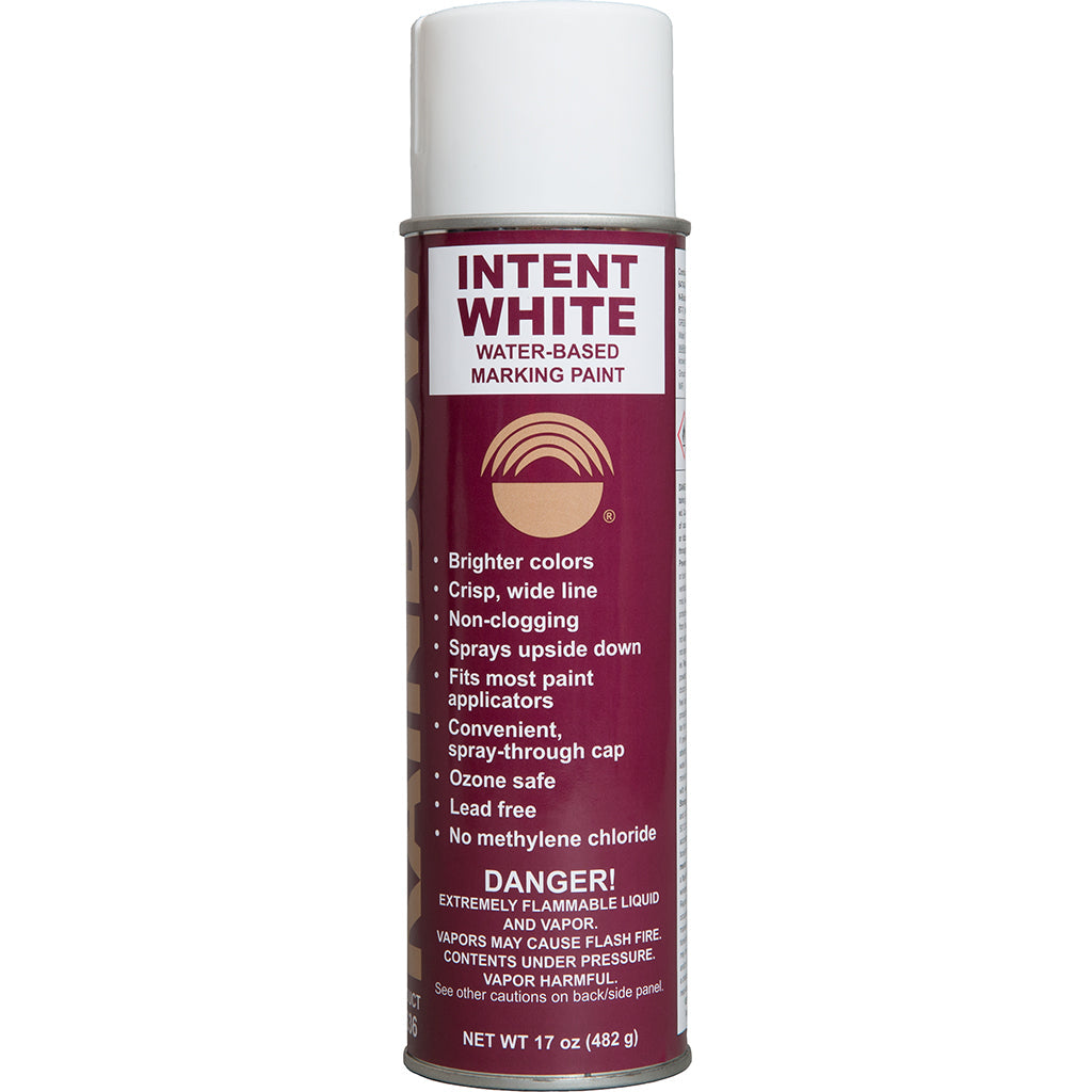 Intent White Water-Based Marking Paint
