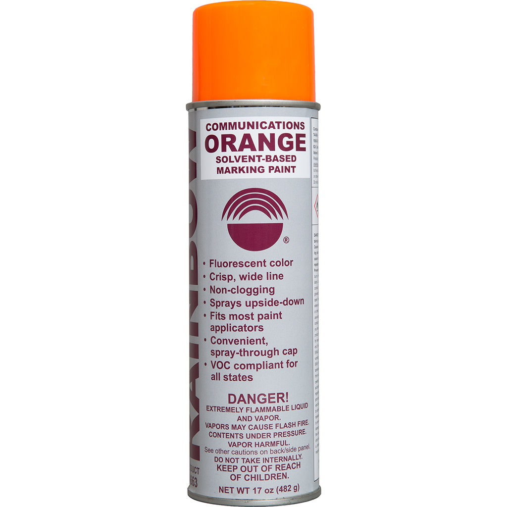 Communications Orange Solvent-Based Marking Paint