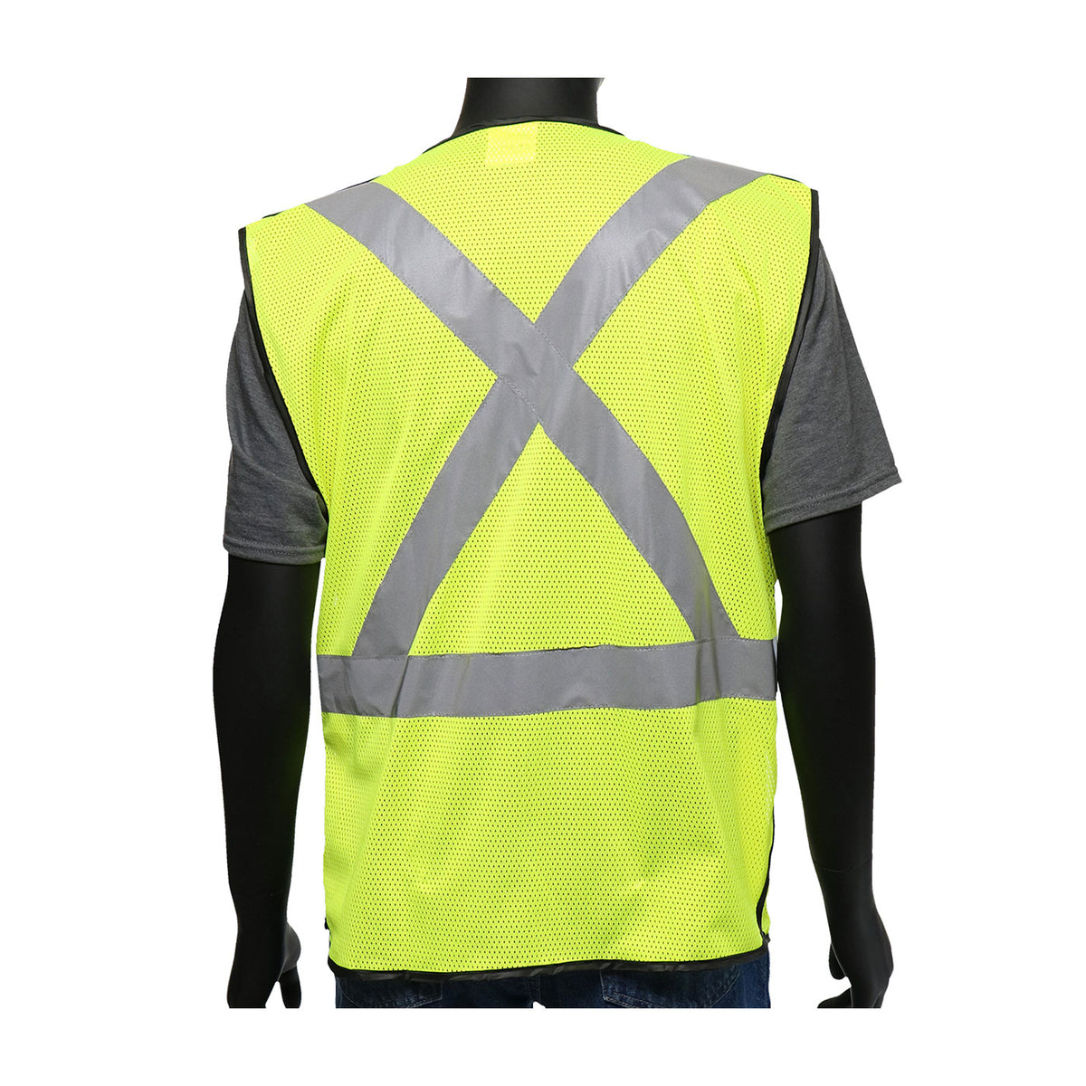 ANSI Type R Class 2 Three Pocket Expandable Mesh Breakaway Vest
