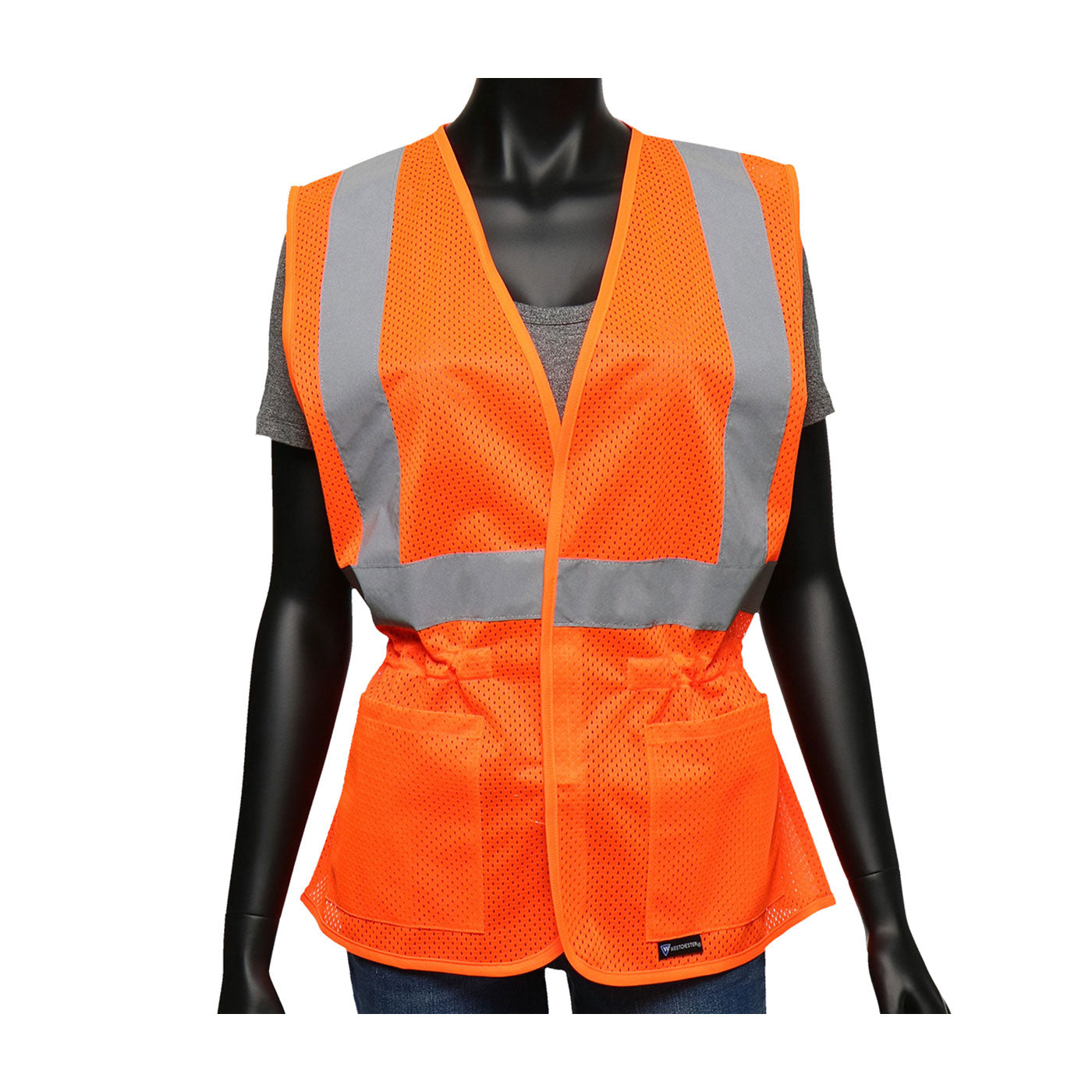 ANSI Type R Class 2 Women's Contoured Mesh Vest with Adjustable Waist (47208)