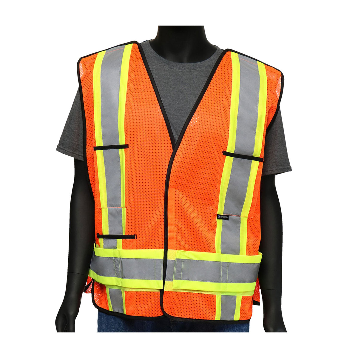 ANSI Type R Class 2 Two-Tone X-Back Breakaway Mesh Vest (47214)