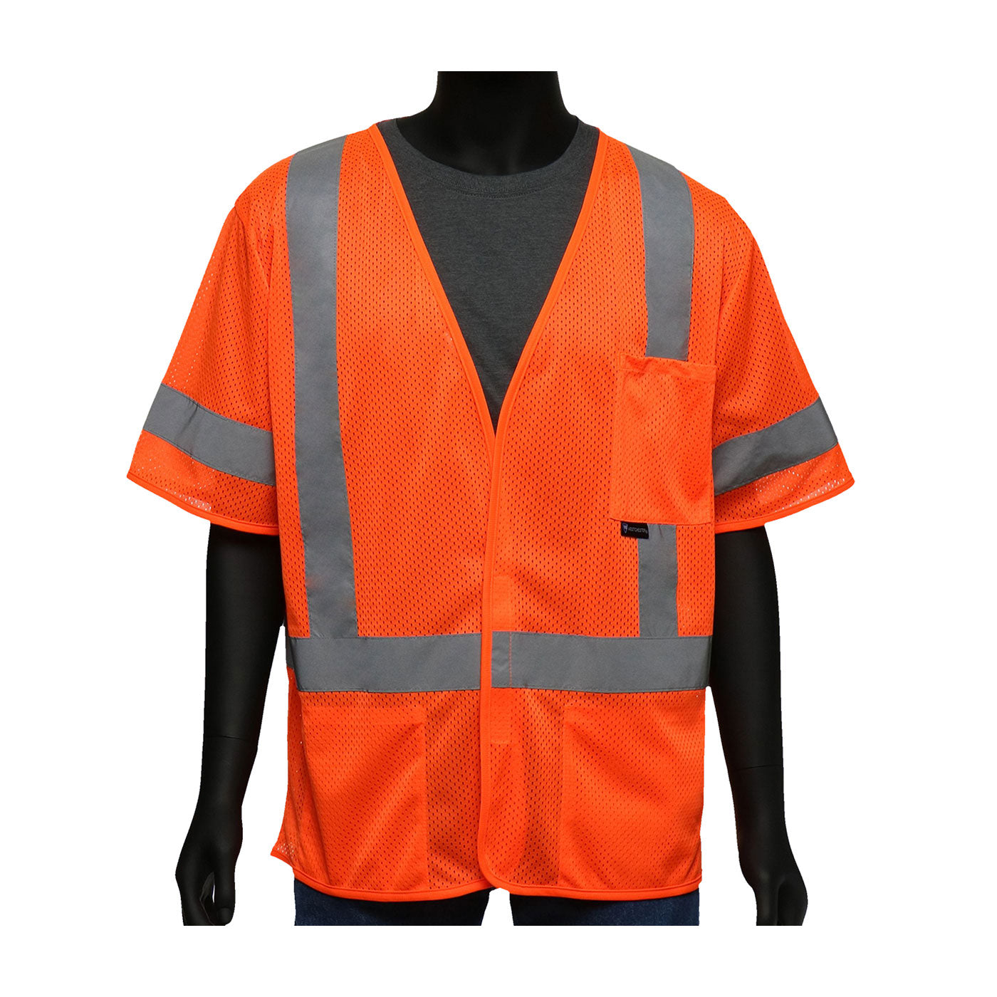 ANSI Type R Class 3 Three Pocket FR Treated Mesh Vest (47309)