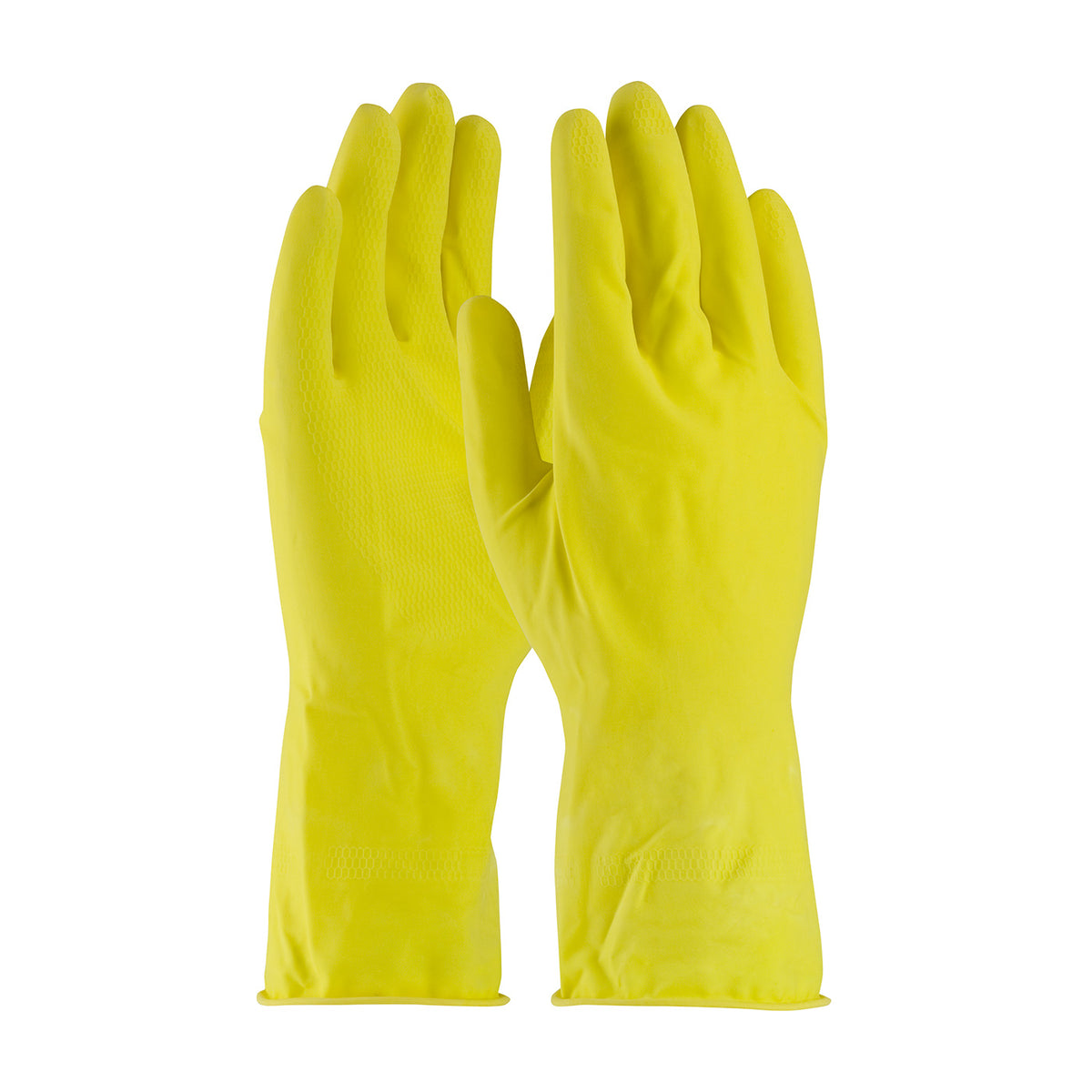 PIP Unsupported Latex, Flock Lined with Honeycomb Grip - 14 Mil