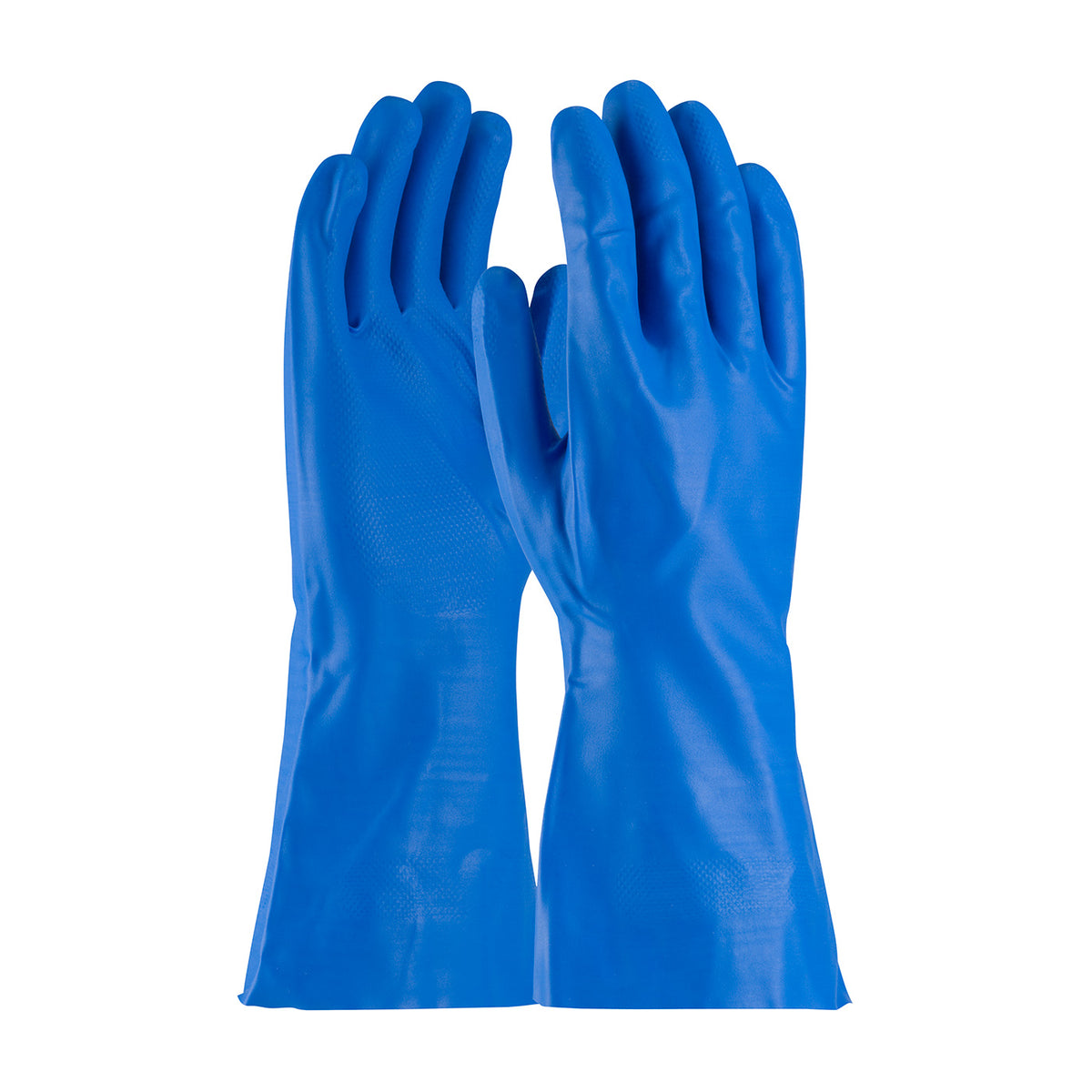 PIP Unsupported Nitrile, Flock Lined with Raised Diamond Grip - 15 Mil