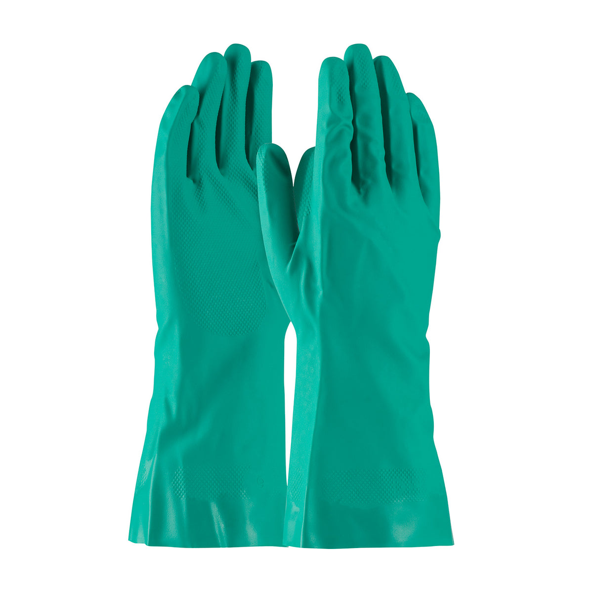 PIP Unsupported Nitrile, Flock Lined with Raised Diamond Grip - 15 Mil