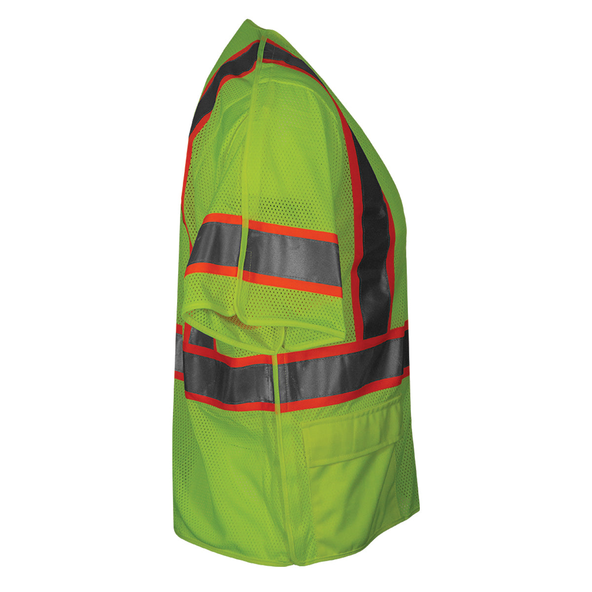 ANSI Type R Class 3 Seven Pocket Mesh Breakaway Vest