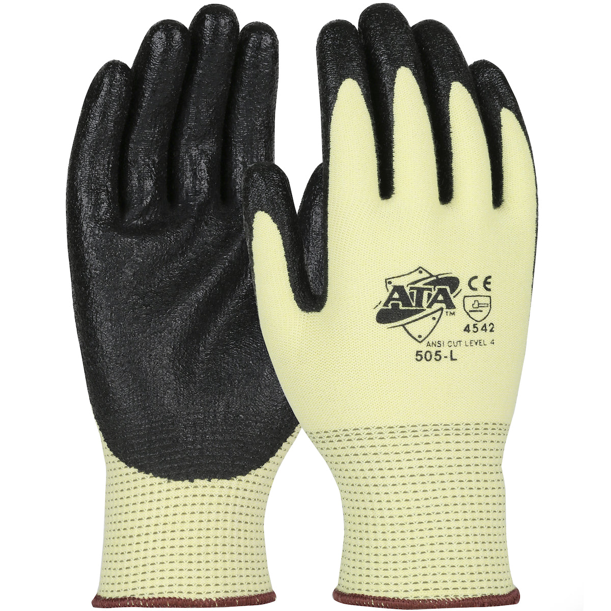 PIP Seamless Knit A3 Polykor/ATA® Blend Glove with Foam Nitrile Coated Grip on Palm &amp; Fingers