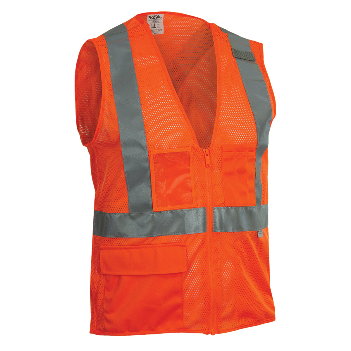 ANSI Type R Class 2 Seven Pocket Mesh Breakaway Vest (508ST)