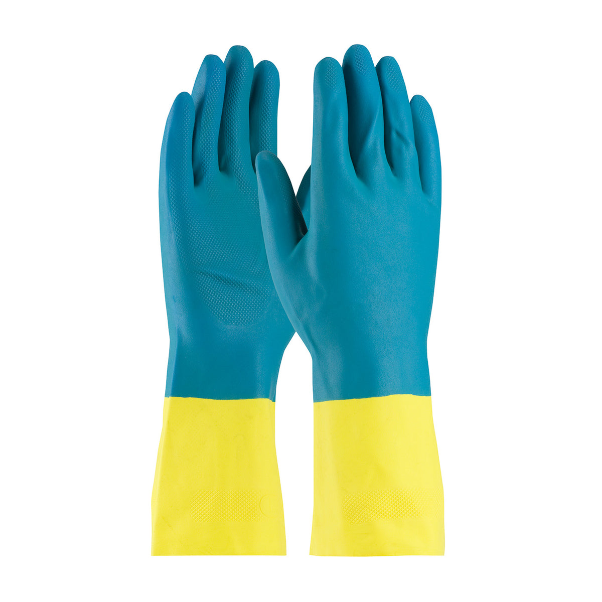 PIP Unsupported Neoprene/Latex, Flock Lined with Raised Diamond Grip - 28 Mil