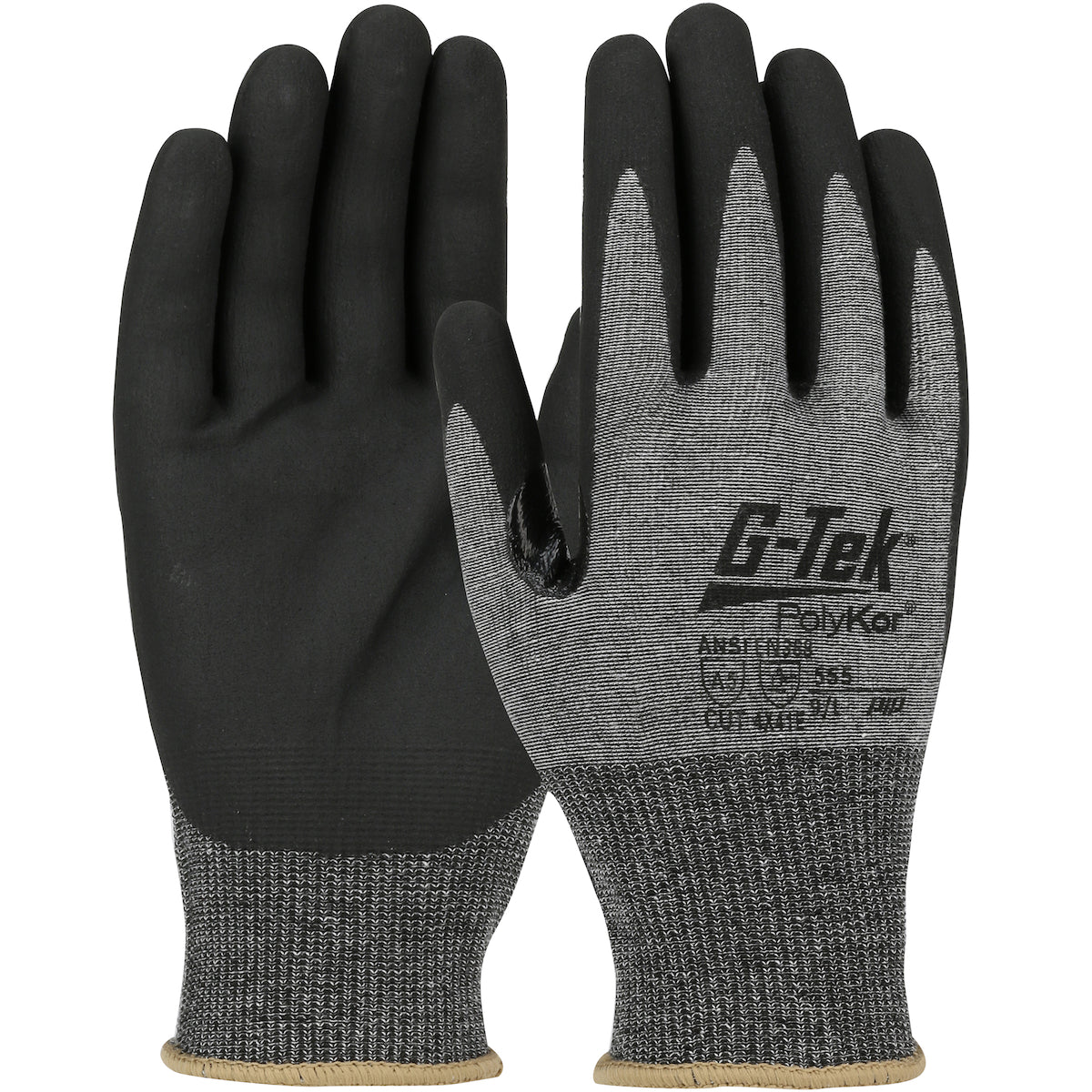 PIP Seamless Knit PolyKor® Blended Glove with Foam Nitrile Coated Grip on Palm & Fingers - Touchscreen