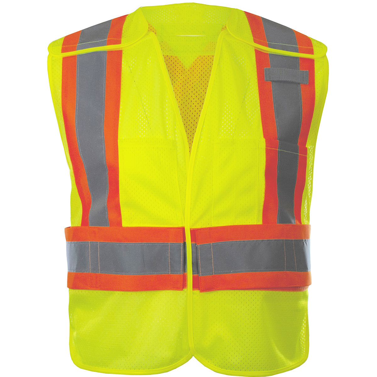 ANSI Type R Class 2 Breakaway Mesh Vest with Adjustable Waistline