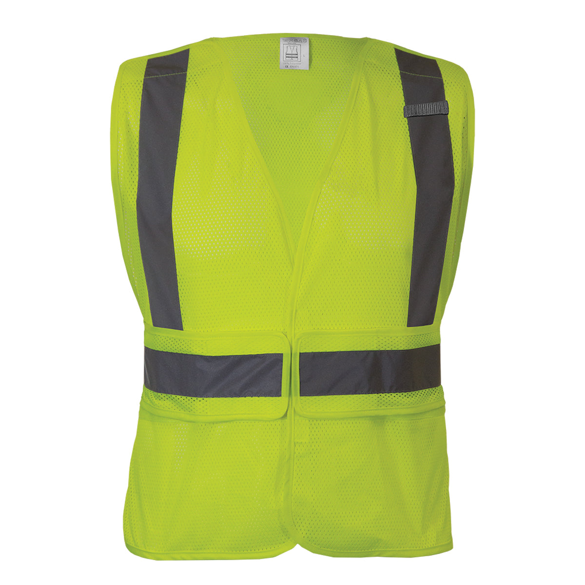 ANSI Type R Class 2 Breakaway Mesh Vest with Adjustable Side Wrap Closure