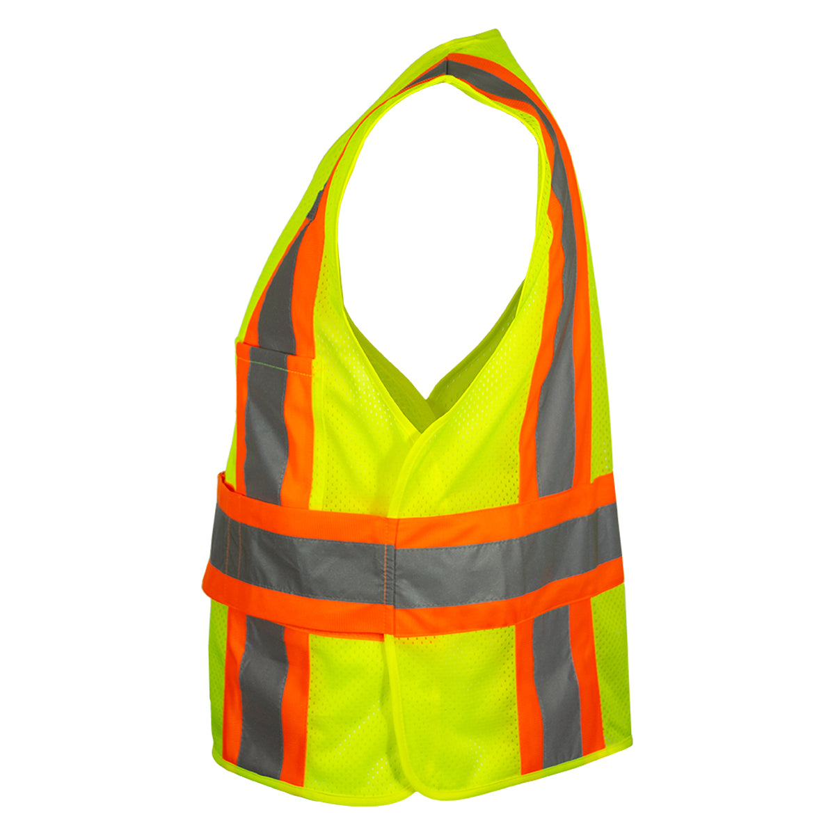 ANSI Type R Class 2 Breakaway Mesh Vest with Adjustable Side Wrap Closure (576ET)