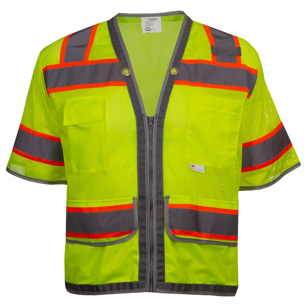 ANSI Type R Class 3  Twelve Pocket Surveyors Vest