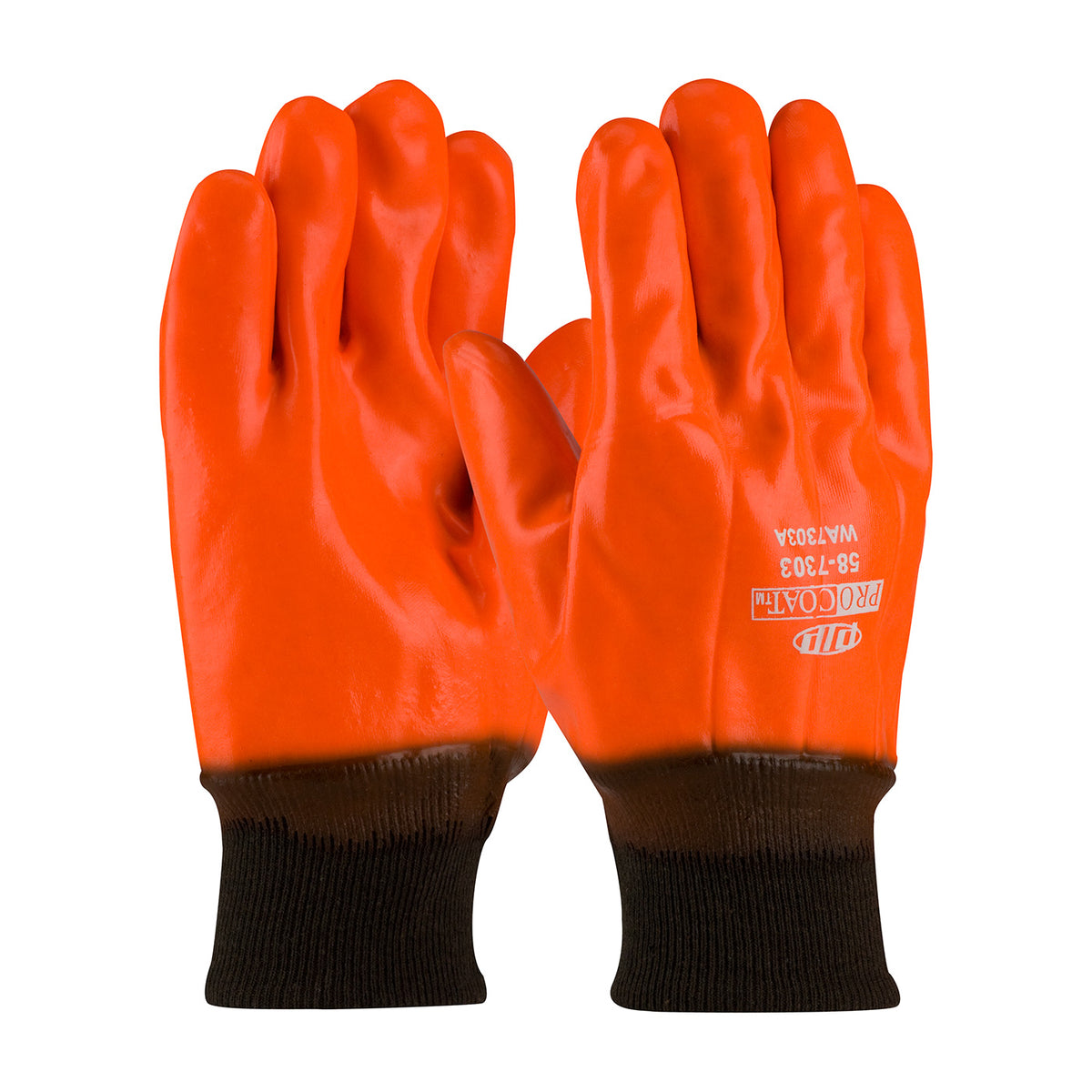 PIP Premium PVC Dipped Glove with Interlock/Jersey Liner and Smooth Finish - Insulated &amp; Waterproof – MENS