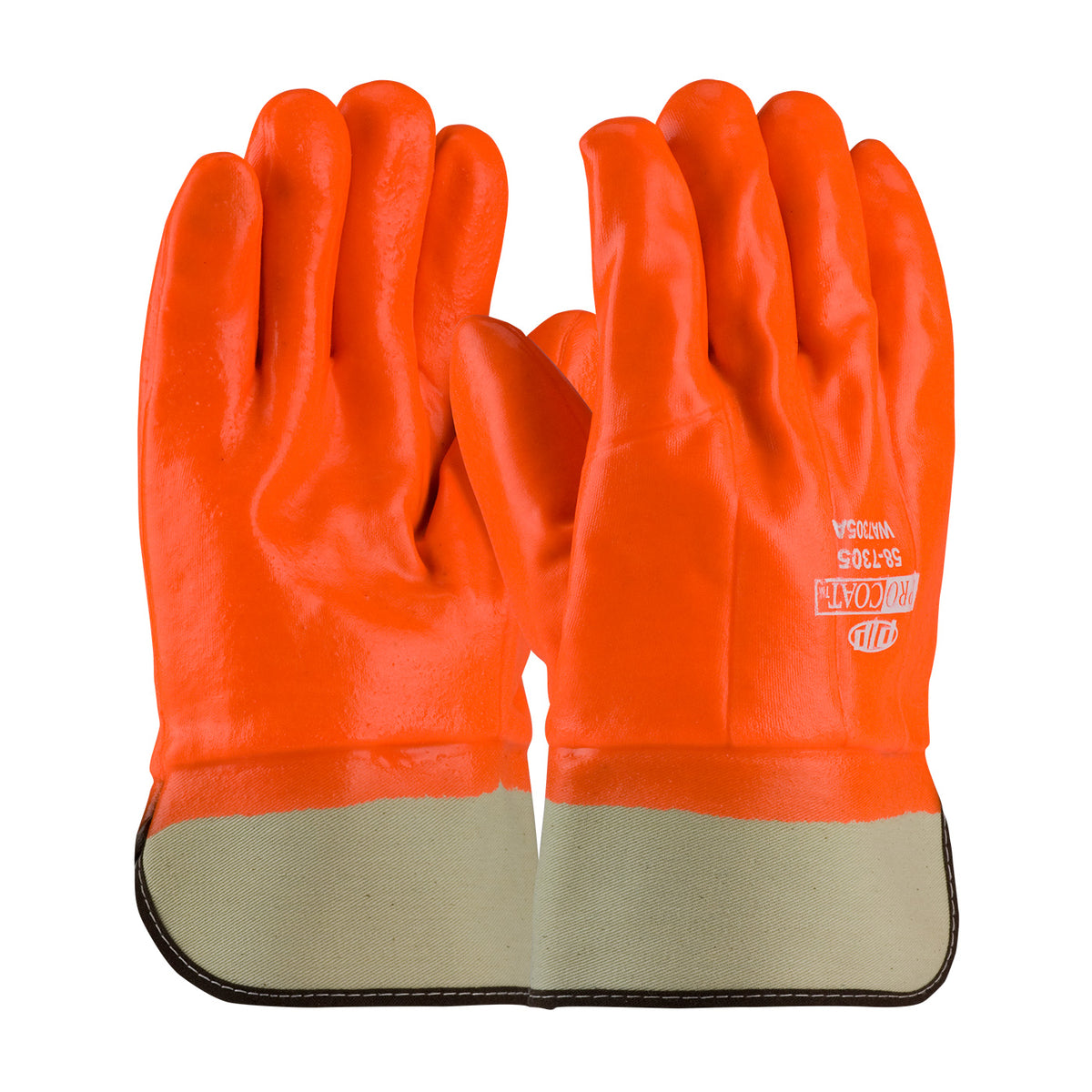 PIP Premium PVC Dipped Glove with Interlock/Jersey Liner and Smooth Finish - Insulated & Waterproof – MENS