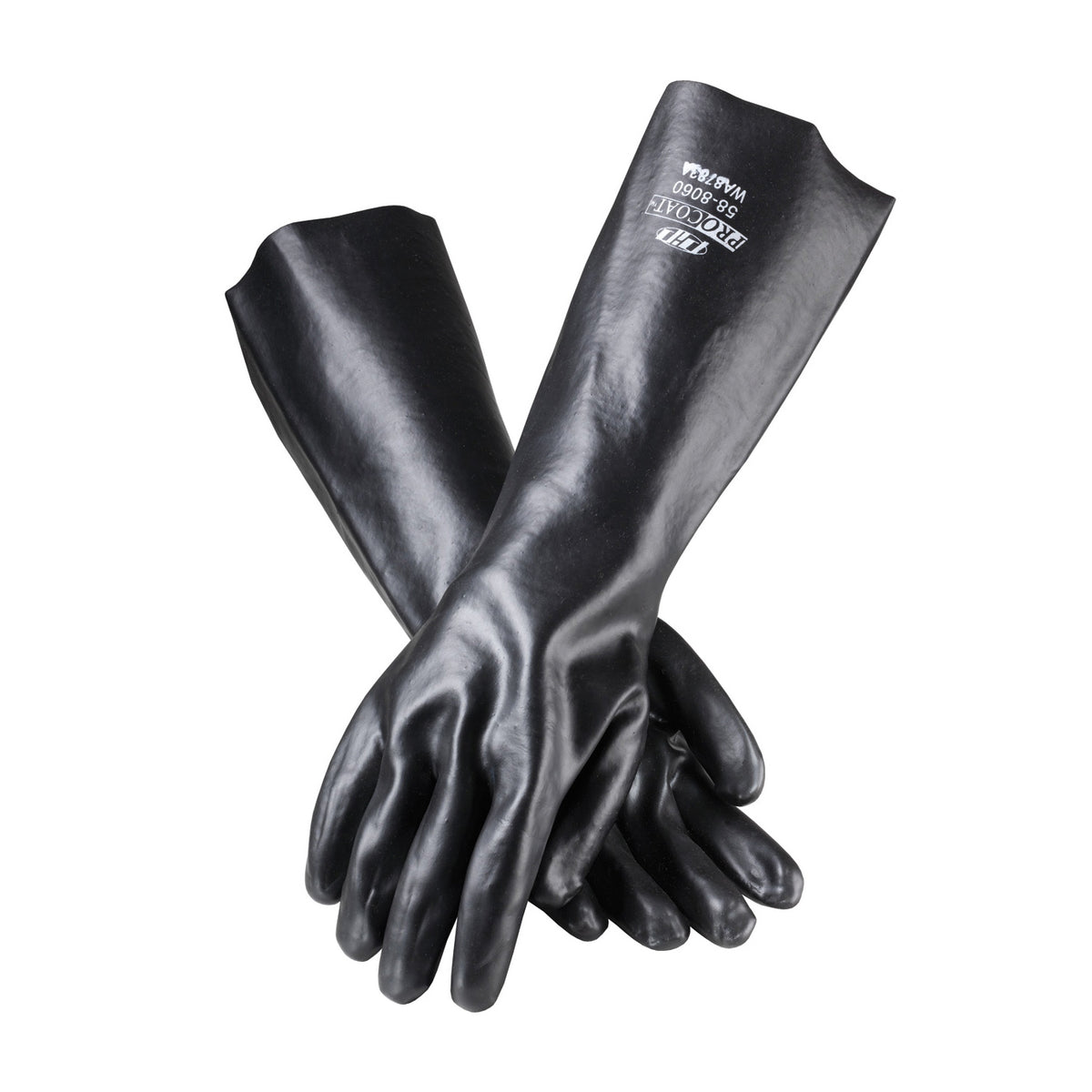 PIP Premium PVC Dipped Glove with Interlock Liner and Smooth Finish - 18" Length – MENS