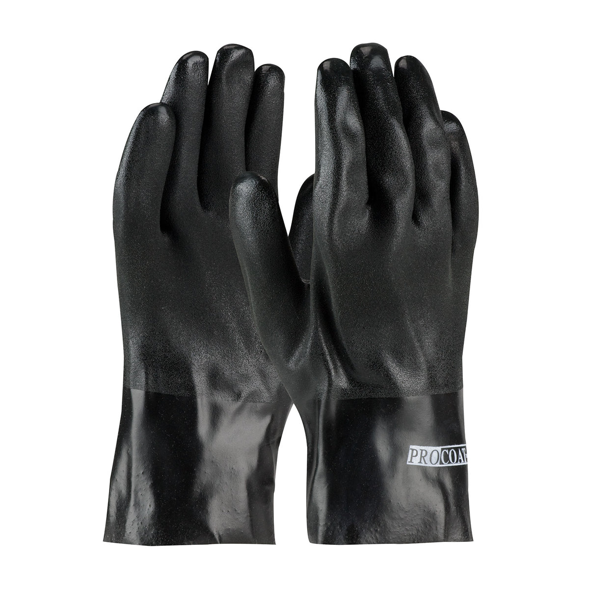 PIP Premium PVC Dipped Glove with Interlock Liner and Rough Sandy Finish - 10" Length – MENS