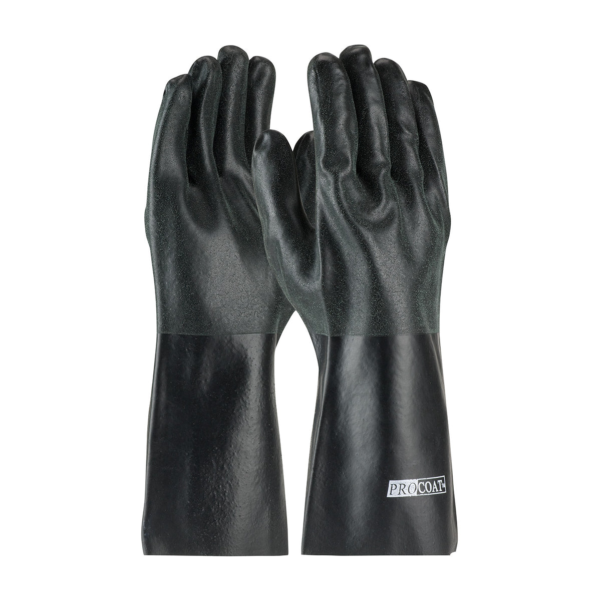 PIP Premium PVC Dipped Glove with Interlock Liner and Rough Sandy Finish - 14" Length – MENS