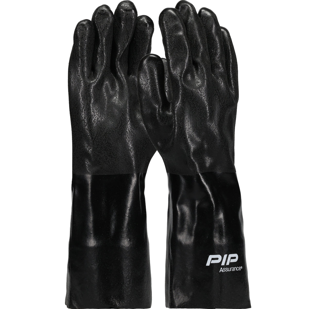 PIP Premium PVC Dipped Glove with Jersey Liner and Rough Sandy Finish - 14" Length – MENS