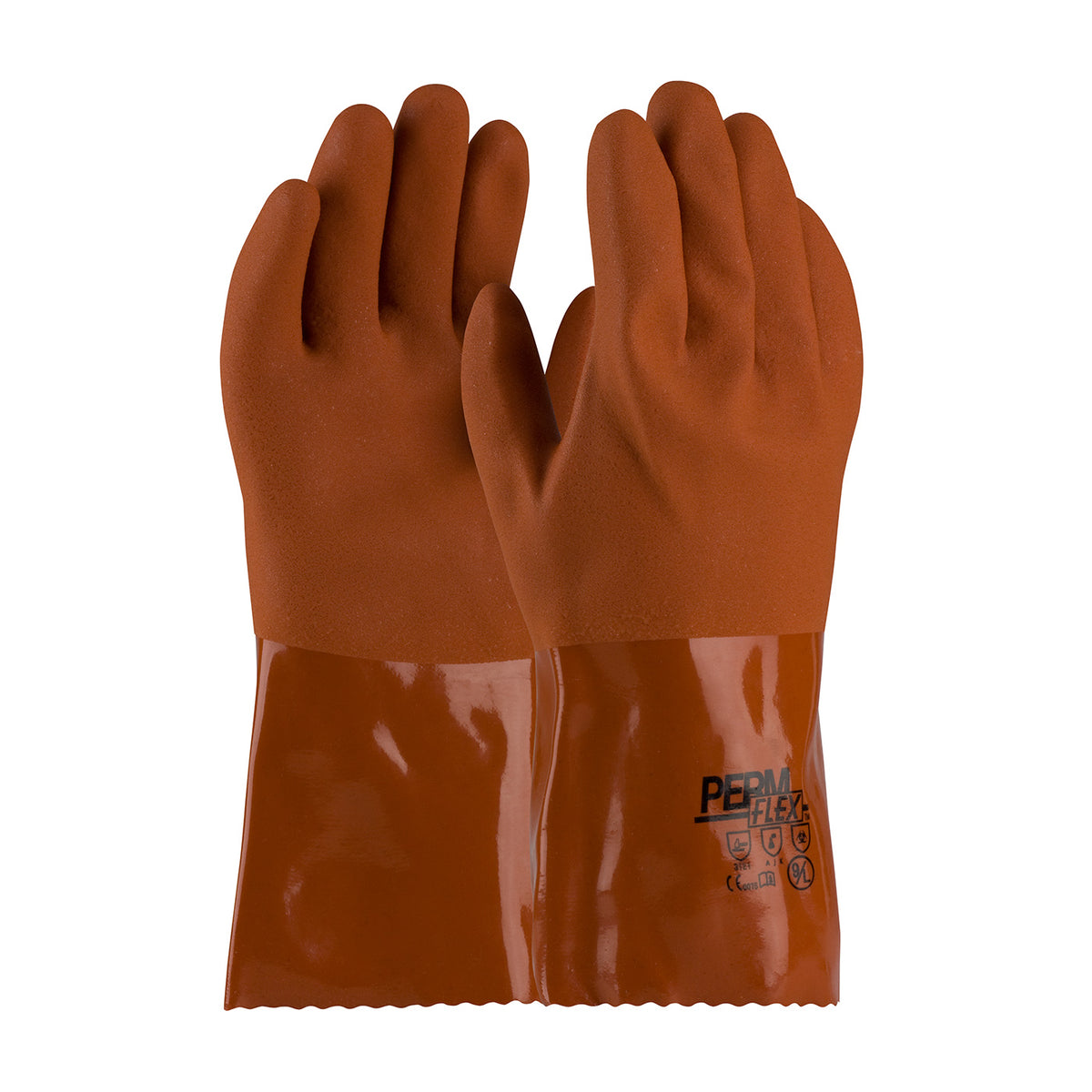 PIP Cold Resistant PVC Glove with Seamless Liner and Rough Coating - 12"
