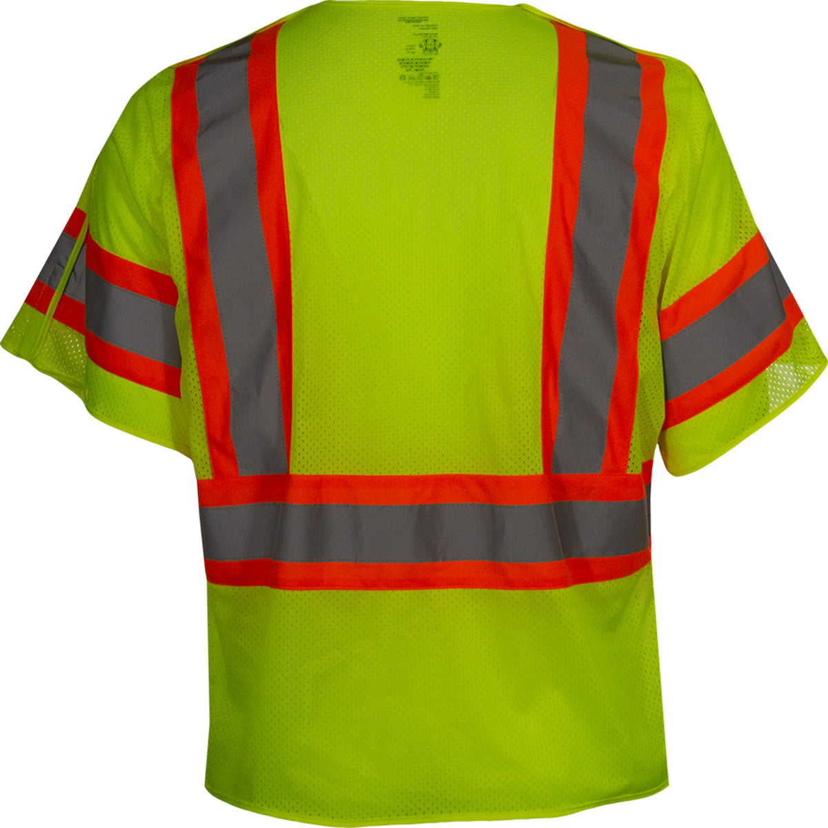 ANSI Type R Class 3 Seven Pocket Breakaway Vest with Adjustable Side Wraps and Sleeves