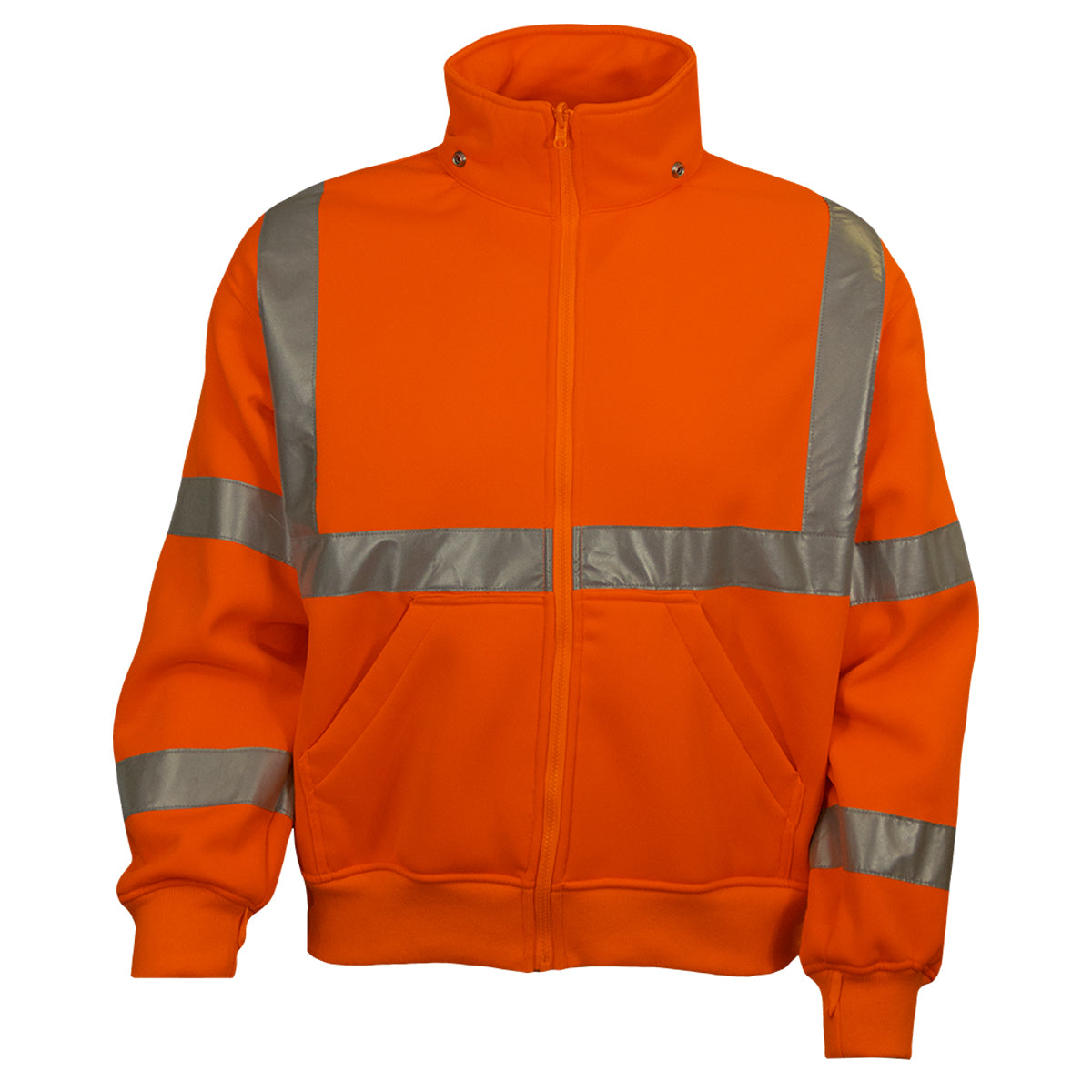 Reflective Apparel ANSI Type R Class 3 Sweatshirt with Removable Hood - Systems Gear