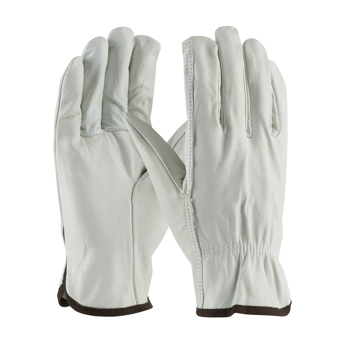 PIP Regular Grade Top Grain Cowhide Leather Drivers Glove - Straight Thumb