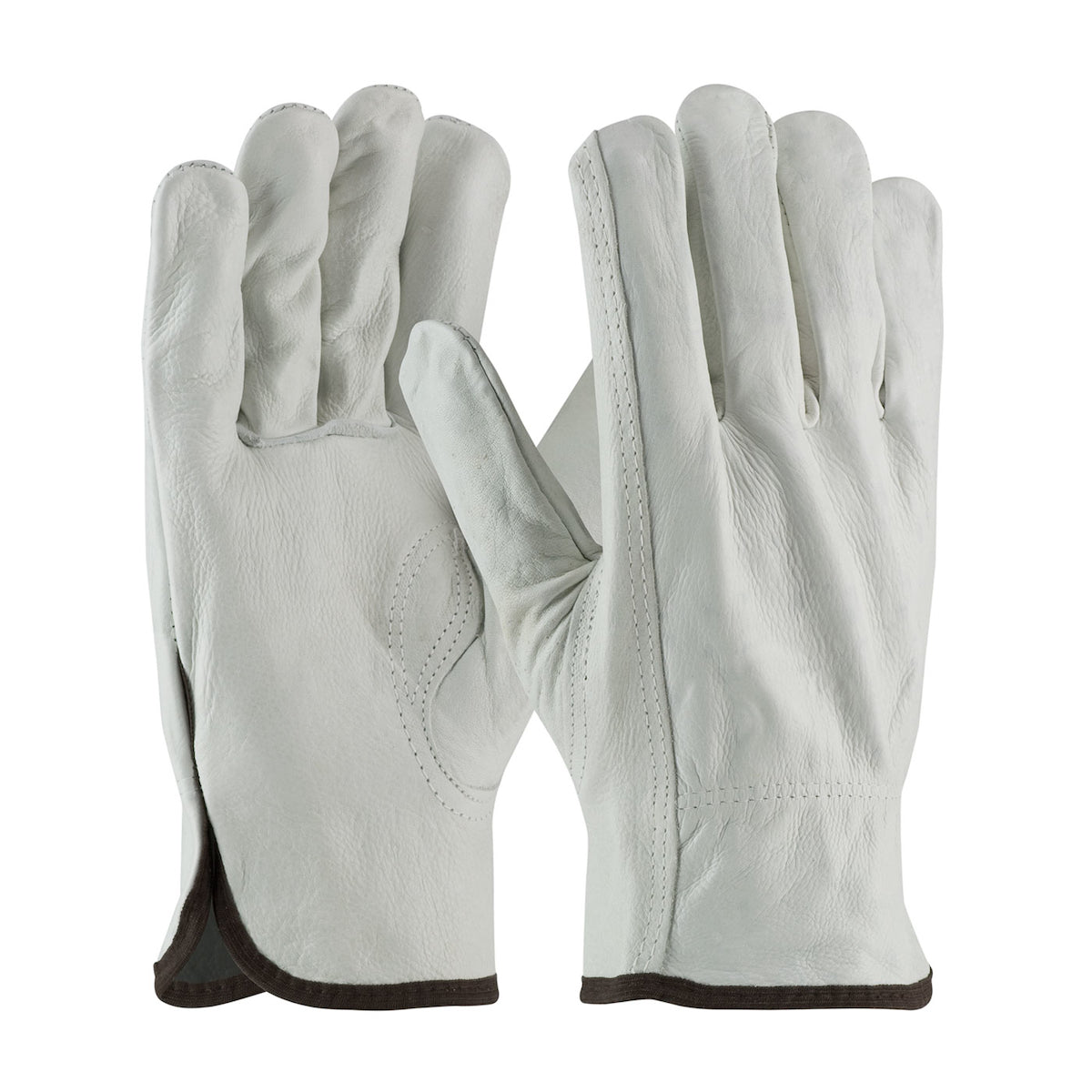 PIP Industry Grade Top Grain Cowhide Leather Drivers Glove - Keystone Thumb