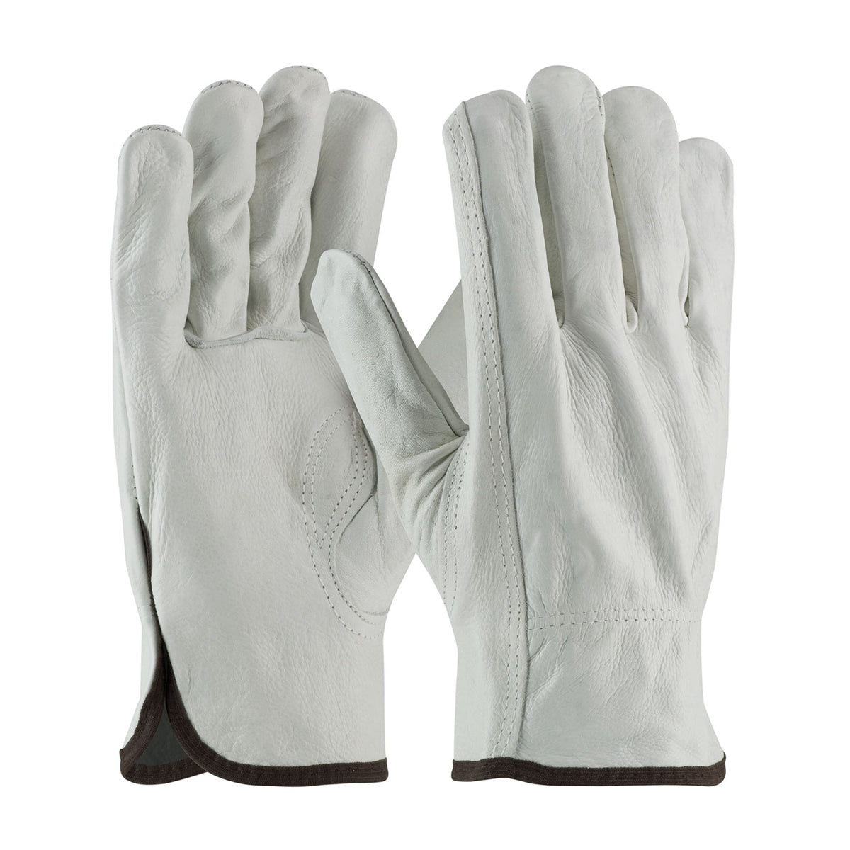 PIP Regular Grade Top Grain Cowhide Leather Drivers Glove - Keystone Thumb