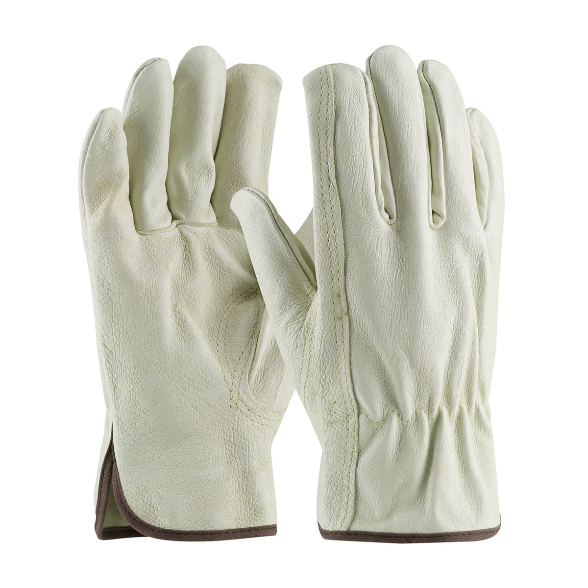 PIP Superior Grade Top Grain Pigskin Leather Drivers Glove - Keystone Thumb
