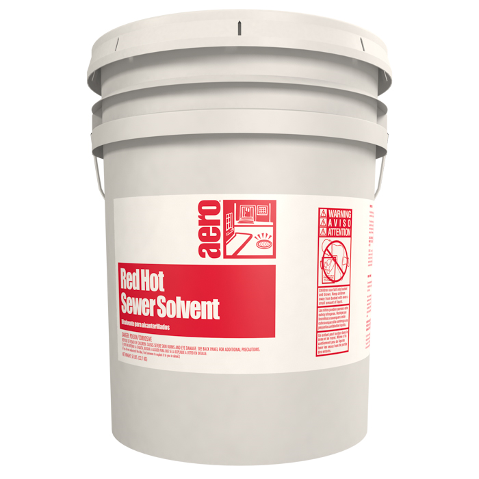 Aero Red Hot Sewer Solvent, 50lb bucket