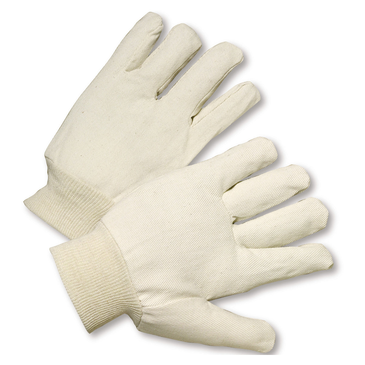 PIP Reversible Polyester/Cotton Canvas Single Palm Glove - Knit Wrist – MENS