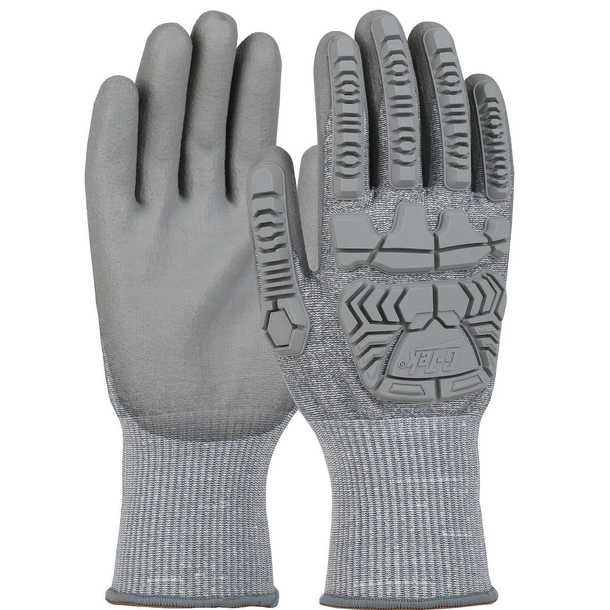 PIP Seamless Knit HPPE Blended Glove with Impact Protection and Polyurethane Coated Palm &amp; Fingers
