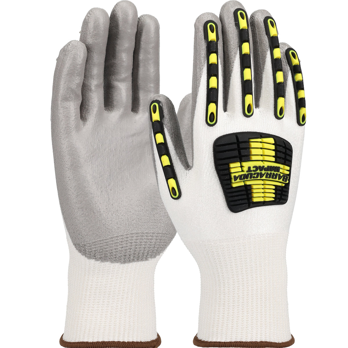 PIP Seamless Knit HPPE Blended Glove with Impact Protection and Polyurethane Coated Palm & Fingers